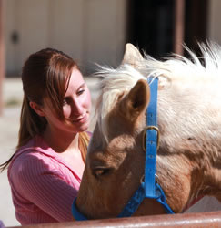 Remuda Ranch girl in recovery from anxiety disorder